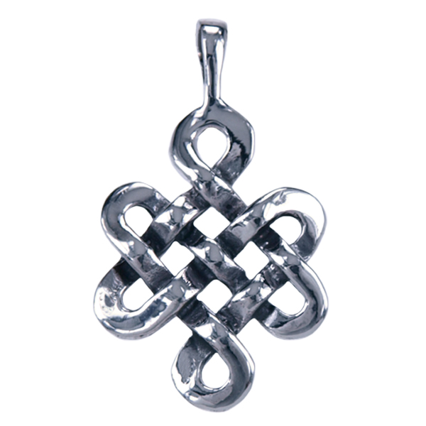 Zilver hanger Eindeloze knoop