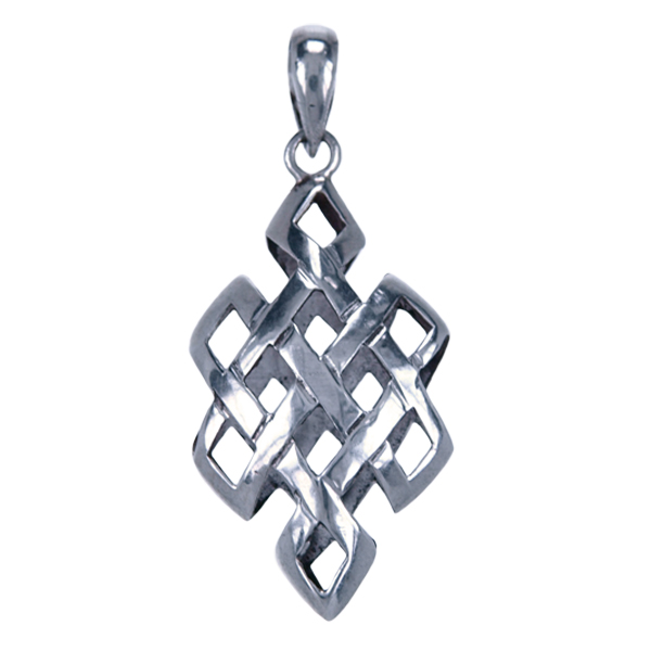 Zilver hanger Eindeloze knoop