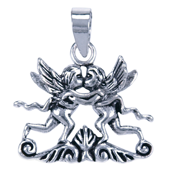 Zilver hanger Cupido's