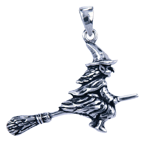 Zilver hanger Heks