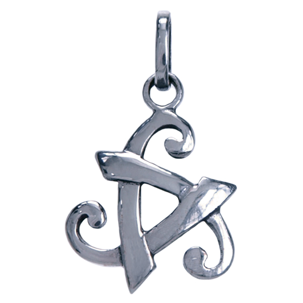 Zilver hanger Triskel