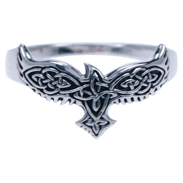 Zilver ring Keltische knoop