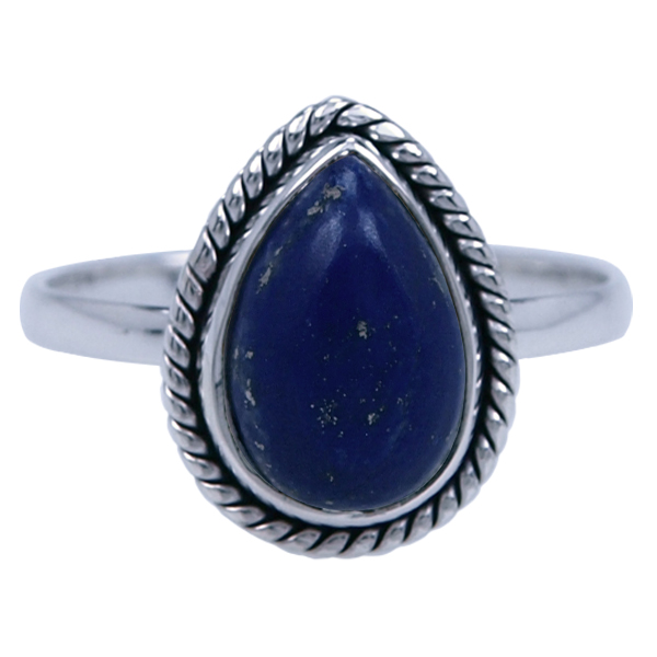 Zilver ring Lapis lazuli