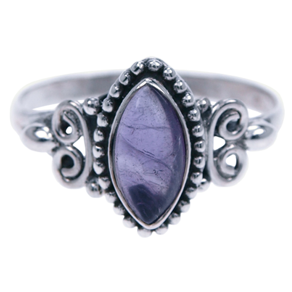 Zilver ring Amethyst