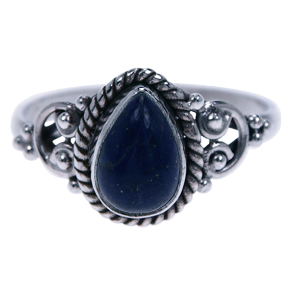 Zilver ring Lapis lazuli