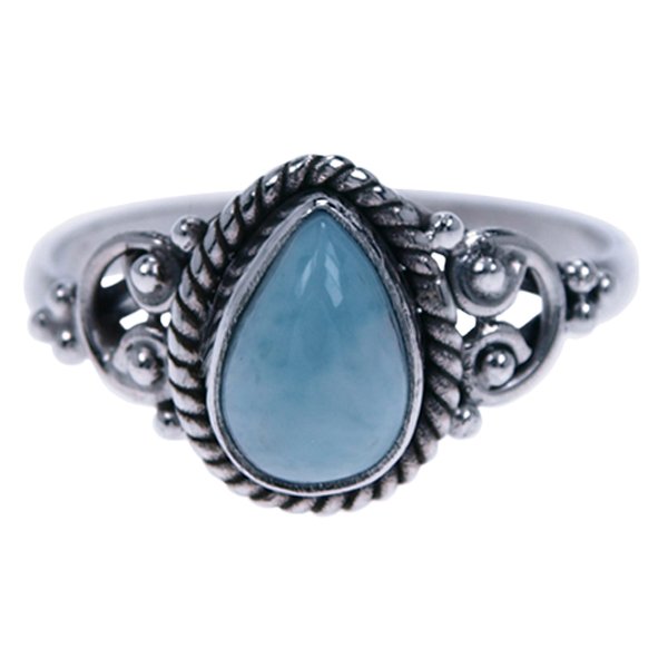Zilver ring Larimar