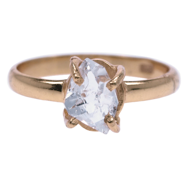 Zilver ring GP Hekimar diamant