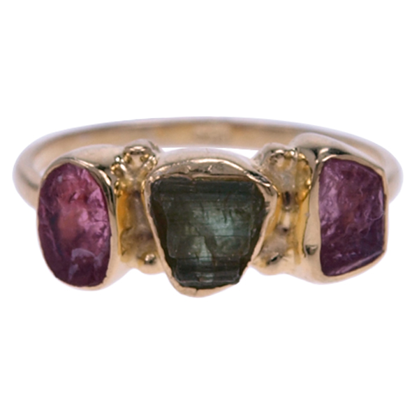 Zilver ring GP Tourmalijn