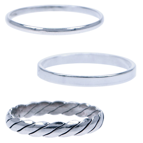Zilver ring Mix
