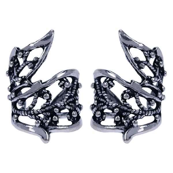 Zilver oorklem Filligrain