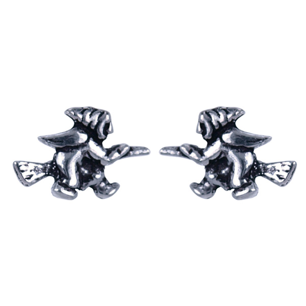 Zilver oorsteker Heksje