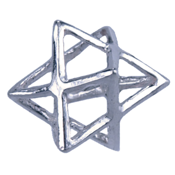 Zilver hanger Merkaba