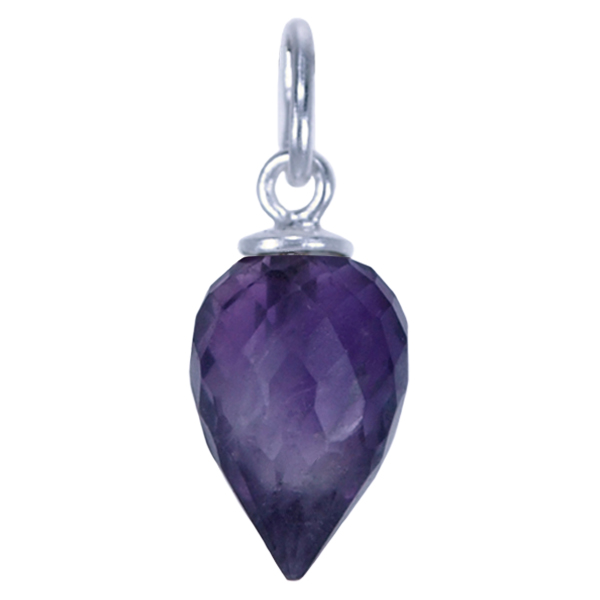 Zilver hanger Amethyst