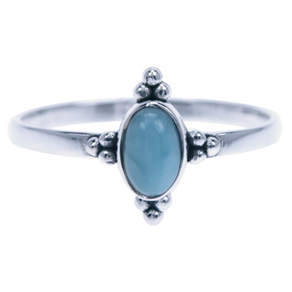 Zilver ring Larimar
