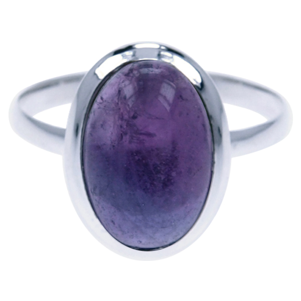 Zilver ring Amethyst