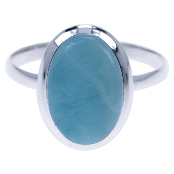 Zilver ring Larimar