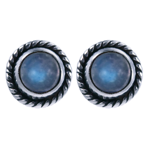 Silver ear cleaner Moonstone