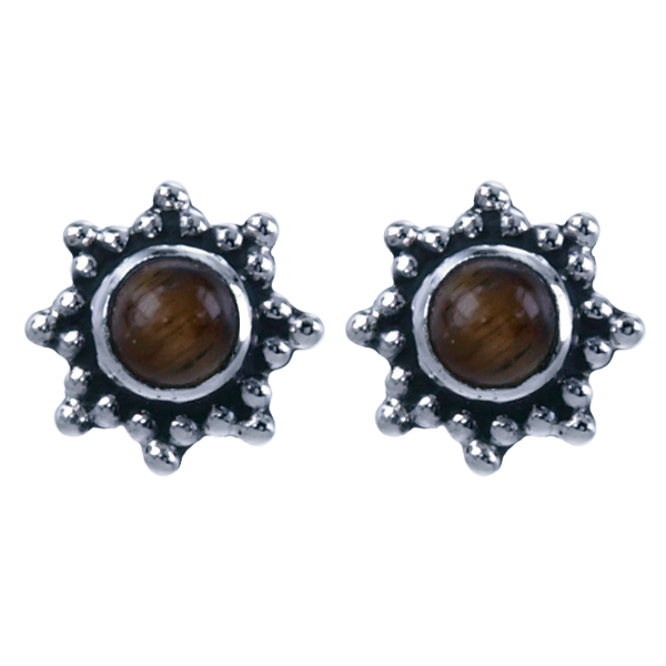 Zilver oorsteker Tijgeroog