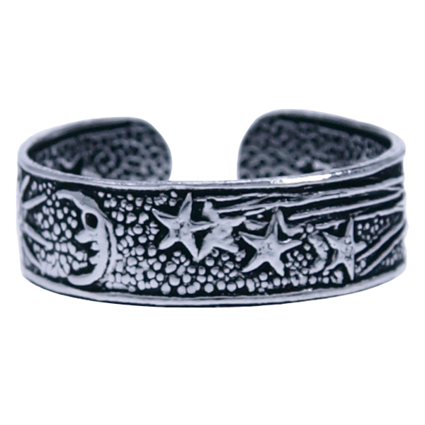 Zilver ring Vingertop/teenring